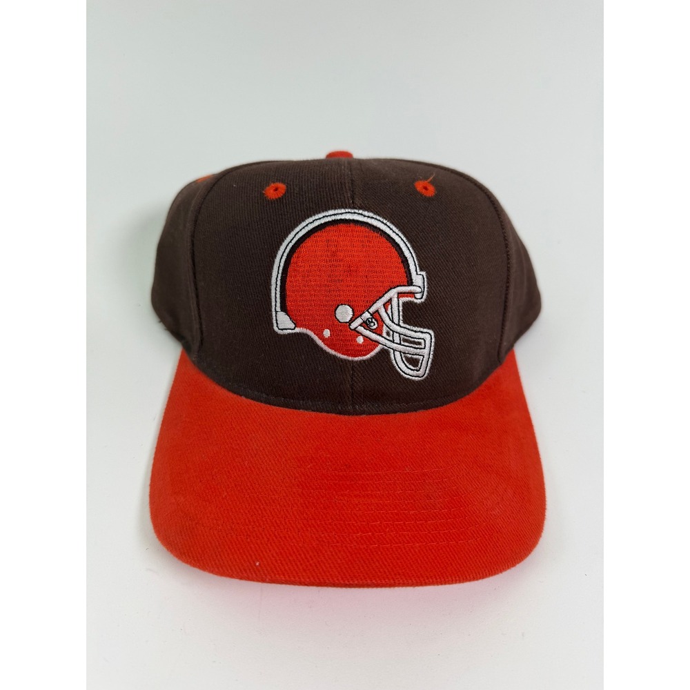 Cleveland Browns NFL Game Day Hat Brown Orange Embroidered Helmet Vintage NWT